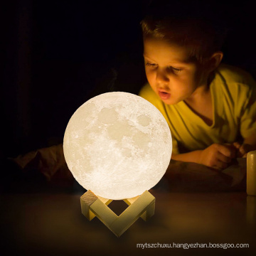 Decorative Lights Children's Room Layout Moon Light Night Lights Silicone White Moon Shape